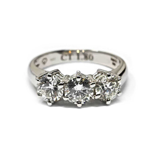 Anello Trilogy con Diamanti CT 1.80 VS F