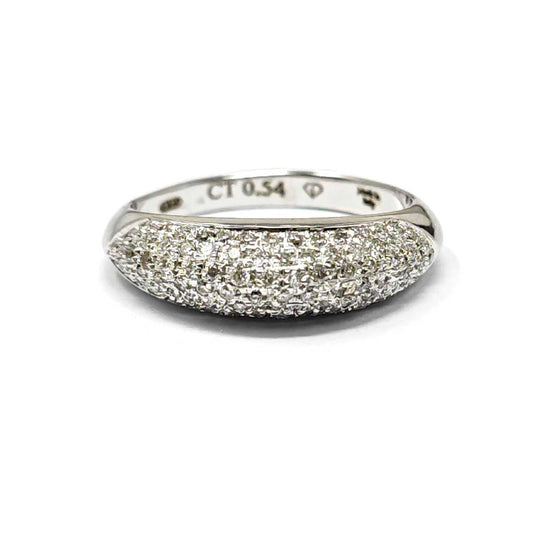 Anello Pavè di Diamanti CT 0.54