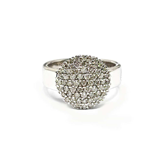 Anello Stilizzato con 64 Diamanti CT 0.77