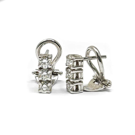 Orecchini Trilogy con Diamanti CT 0.72 VVS IF F