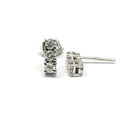 Orecchini Trilogy con Diamanti CT. 0.48 VS1 F