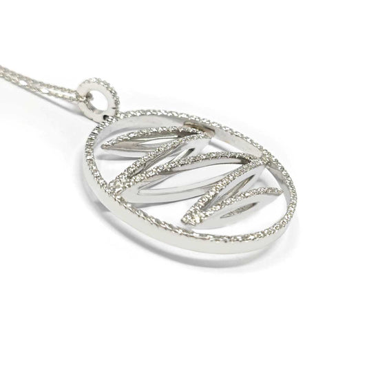 Pendente Rotondo con Diamanti CT 1.05