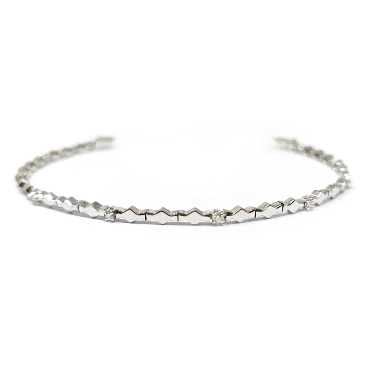Bracciale Semirigido con Diamanti CT 0.20
