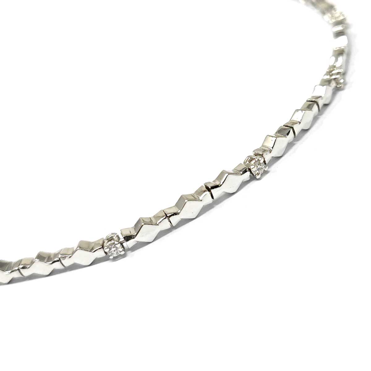 Bracciale Semirigido con Diamanti CT 0.20