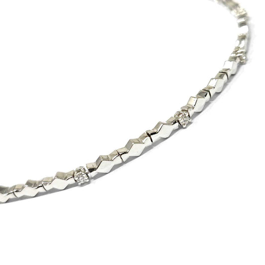 Bracciale Semirigido con Diamanti CT 0.20