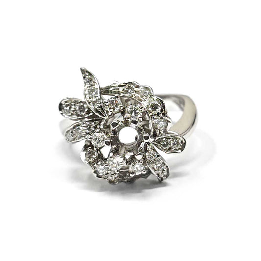 Anello per Solitario con Diamanti CT 0.62