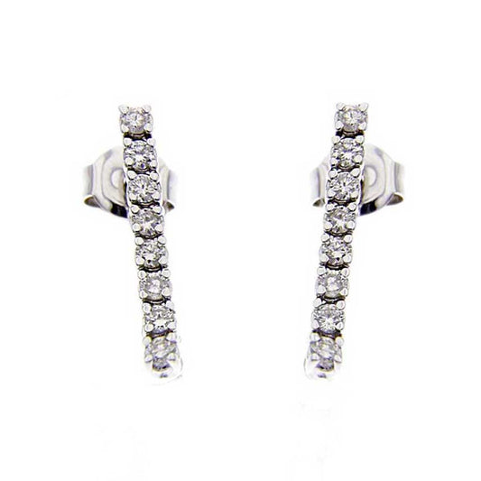 Orecchini tennis con Diamanti CT 0.48