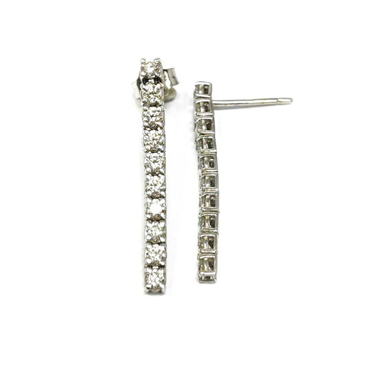 Orecchini tennis con Diamanti CT 0.52