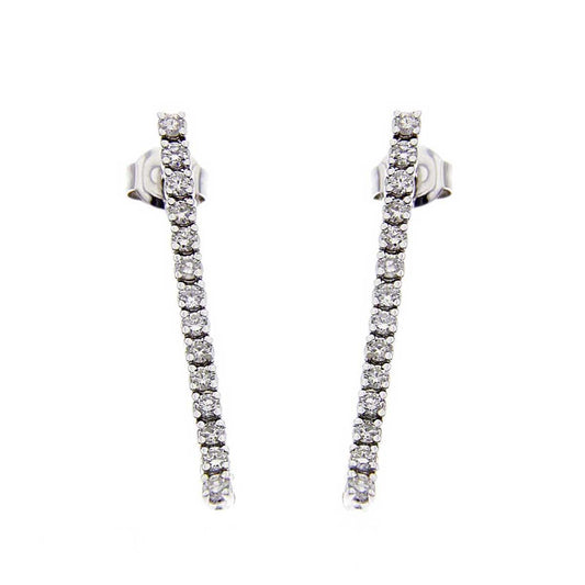 Orecchini tennis con Diamanti CT 0.90