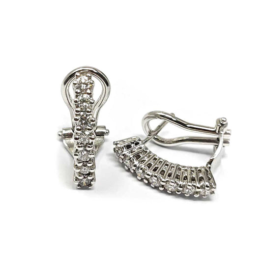 Orecchini Verette con Diamanti CT 0.75