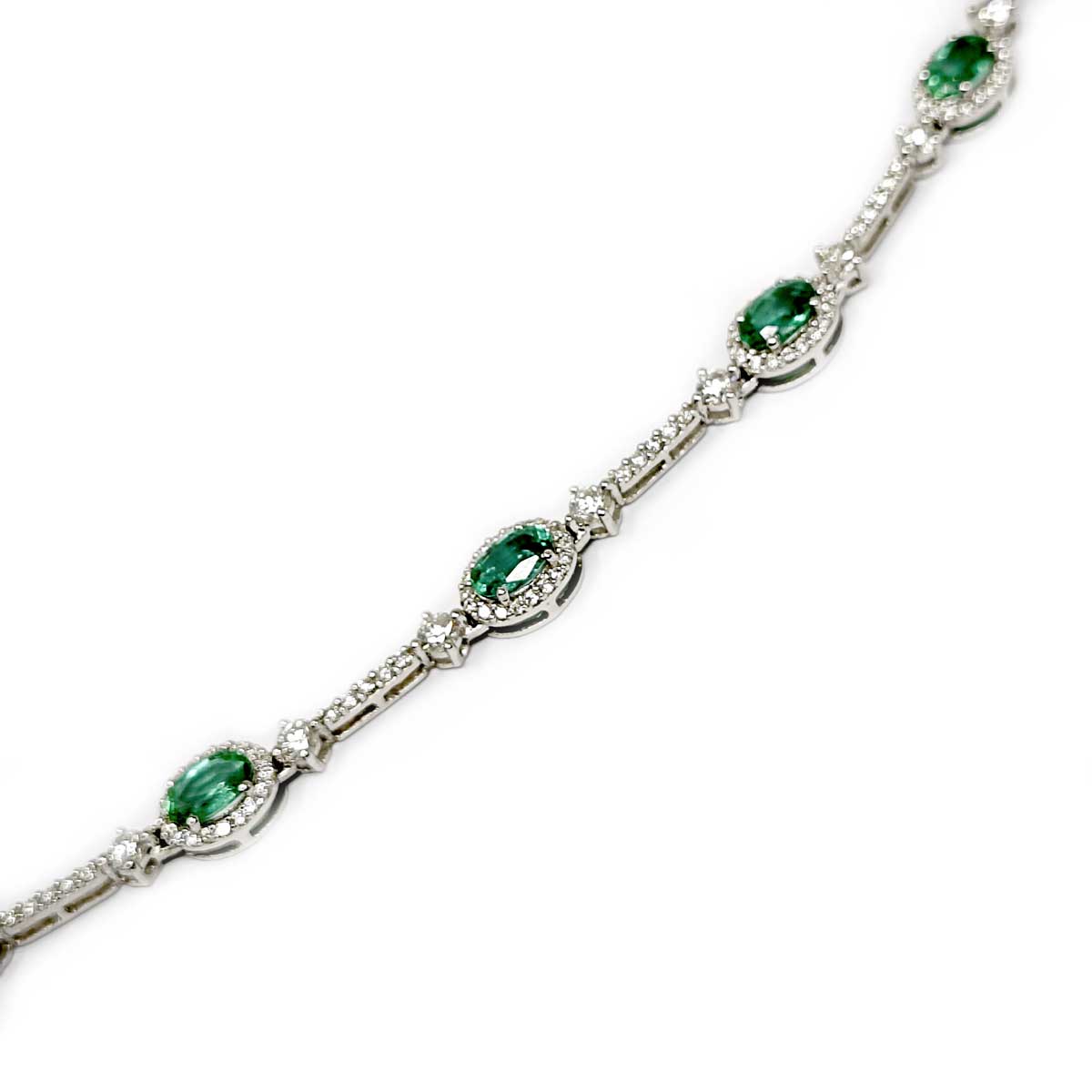 Girocollo con Smeraldi CT 7.60 e Diamanti CT 5.42 VVS1 F