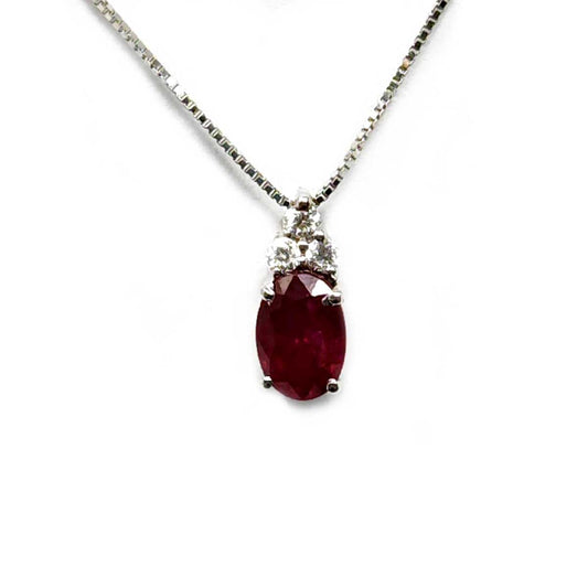 Pendente con Rubino e Diamanti
