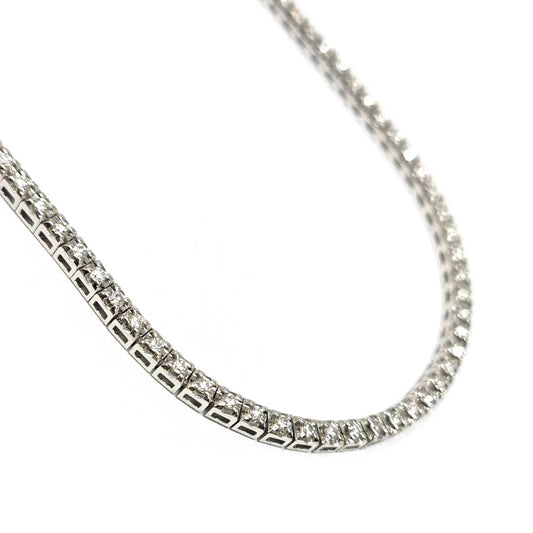 Girocollo Tennis in Oro e Diamanti CT 2.50