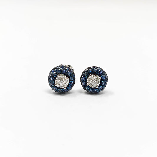 Orecchini con Zaffiri e Diamanti Collezione Midnight Salvini art. 20049590