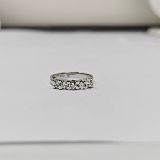 Anello Veretta con Diamanti CT 0.62 IF E