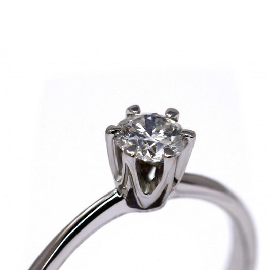 Anello Solitario con Diamante Linea Tiffany CT 0.40 VVS1 F