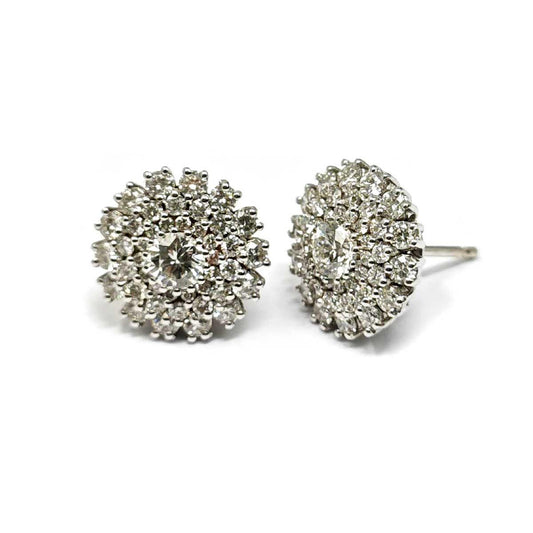 Orecchini con Diamanti CT 2.50 VS2 F