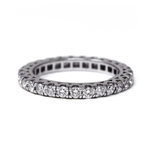 Anello Giradito con Diamanti Bianchi CT 0.92