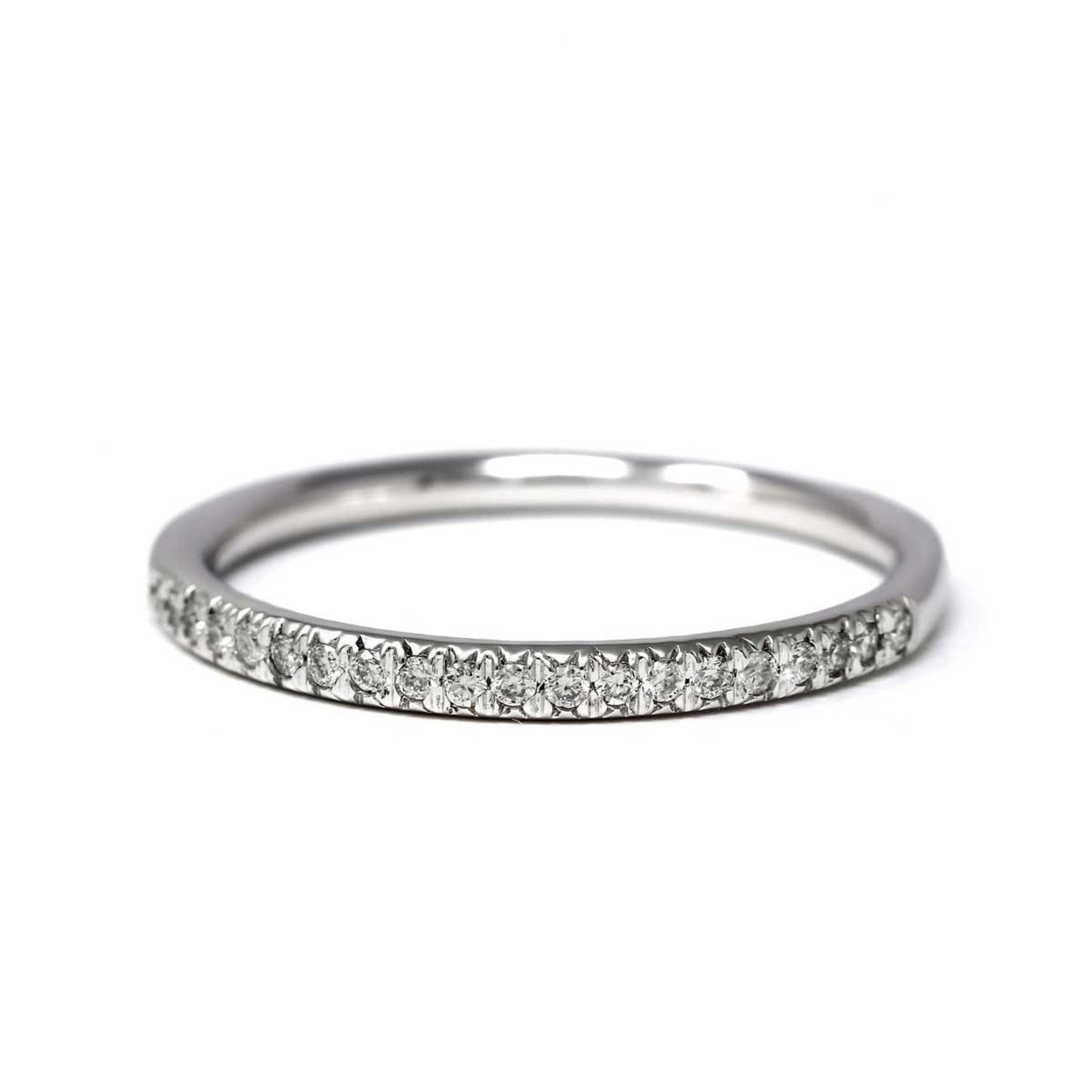 Anello Veretta con Diamanti CT 0.12
