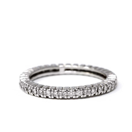 Anello Riviera con 40 Diamanti CT 0.43