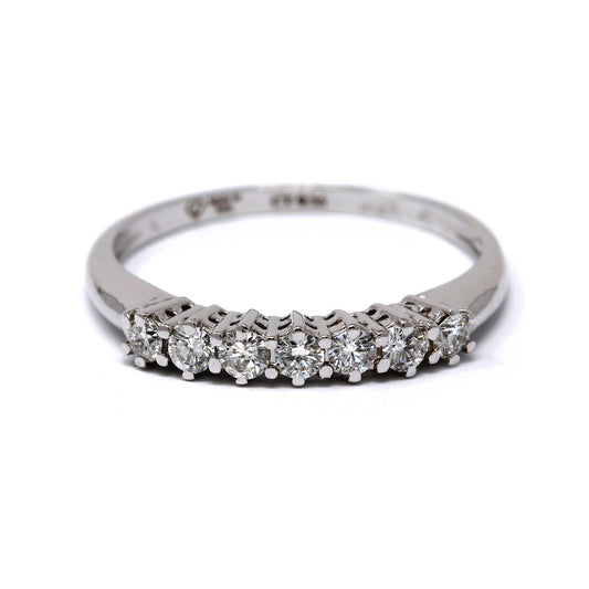 Anello Veretta con Diamanti CT 0.35 VS1 F Made in Italy