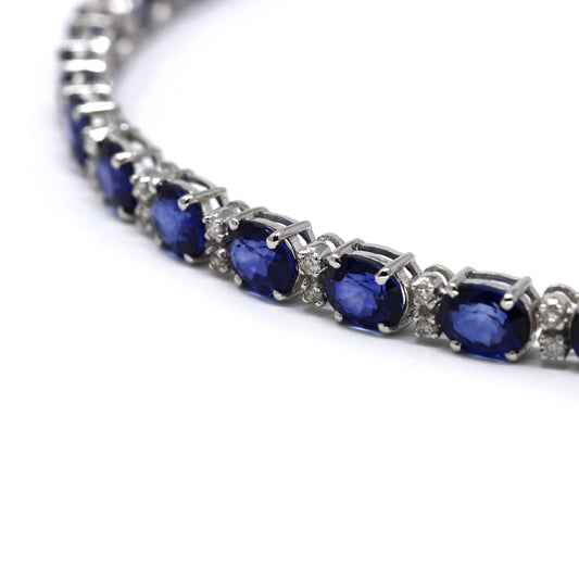 Bracciale con Zaffiri CT 11.98 e Diamanti CT 0.50