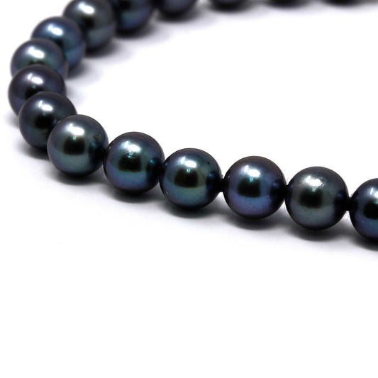 Bracciale 5.5/6mm con perle Akoya Grigio Scuro