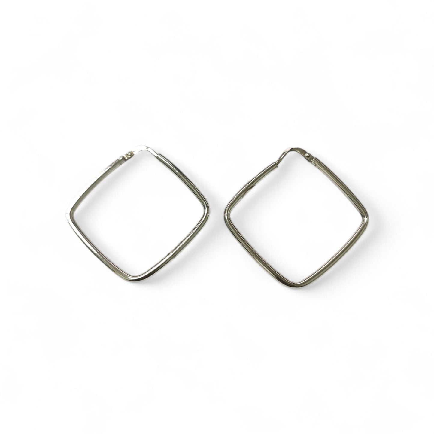 Orecchini Quadrati in Argento CM 3