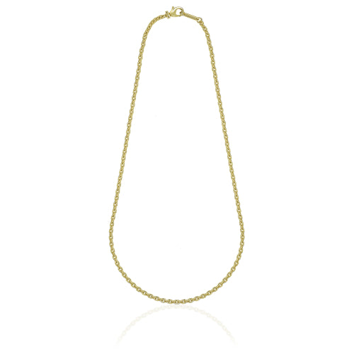 Collana catena ovale dorata Unoaerre Ref.2524