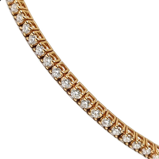 Bracciale Tennis in Oro Rosa e Diamanti CT 2.22 VS1 F