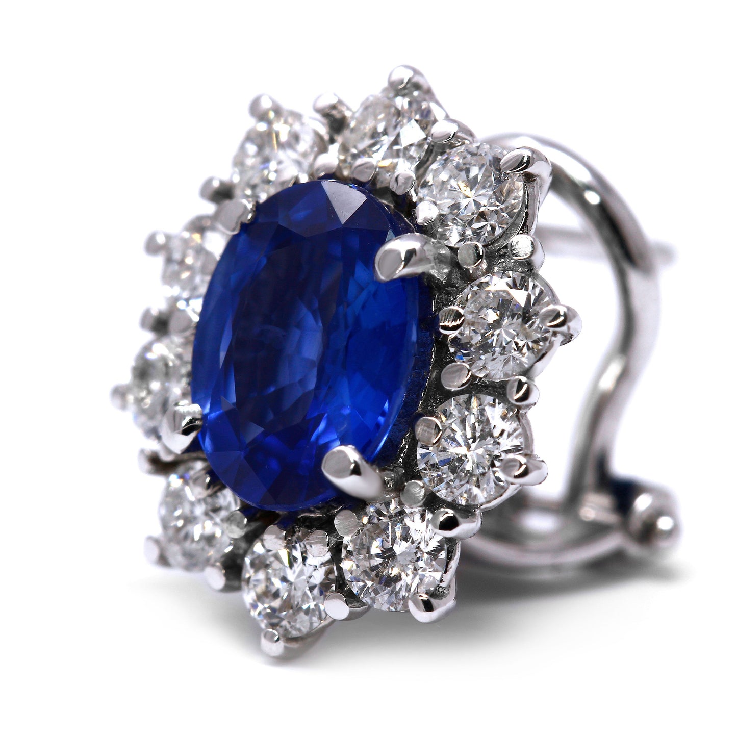 Orecchini con Zaffiri CT 2.96 e Diamanti CT 1.52