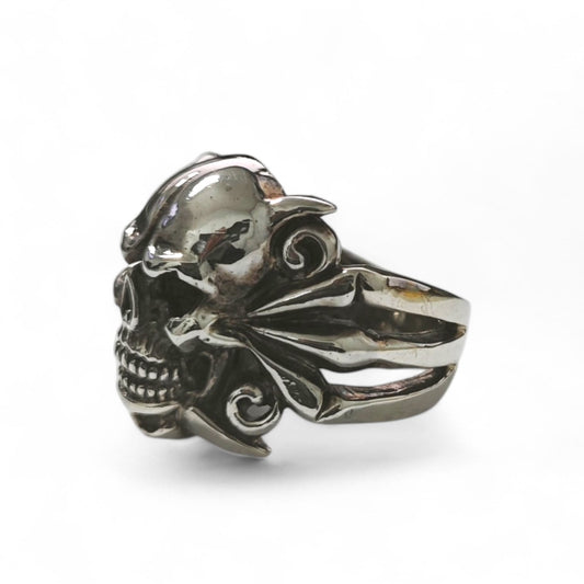 Anello Teschio in Argento 925 mis 16