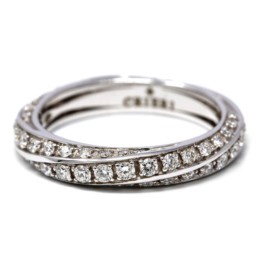 Anello Giradito crieri Riviera con Diamanti CT 1.10