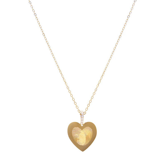 Collana Emotion Dorata con Cuore Pendente Ref. EMACCLCUG3