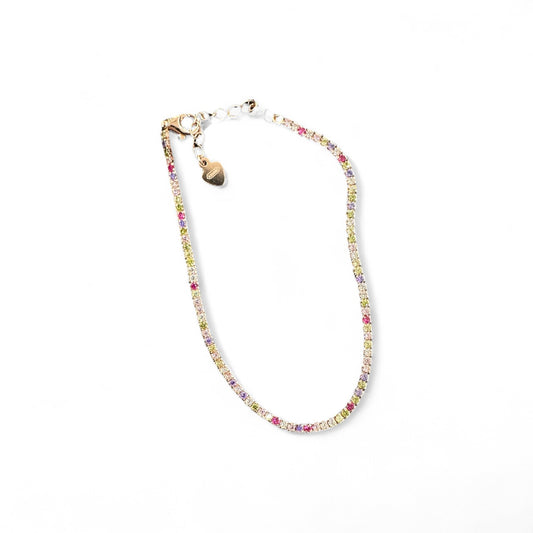 Bracciale Tennis Regolabile in Argento 925 – 2 mm