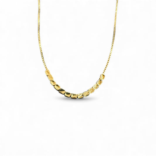 Collana con elementi geometrici in argento 925