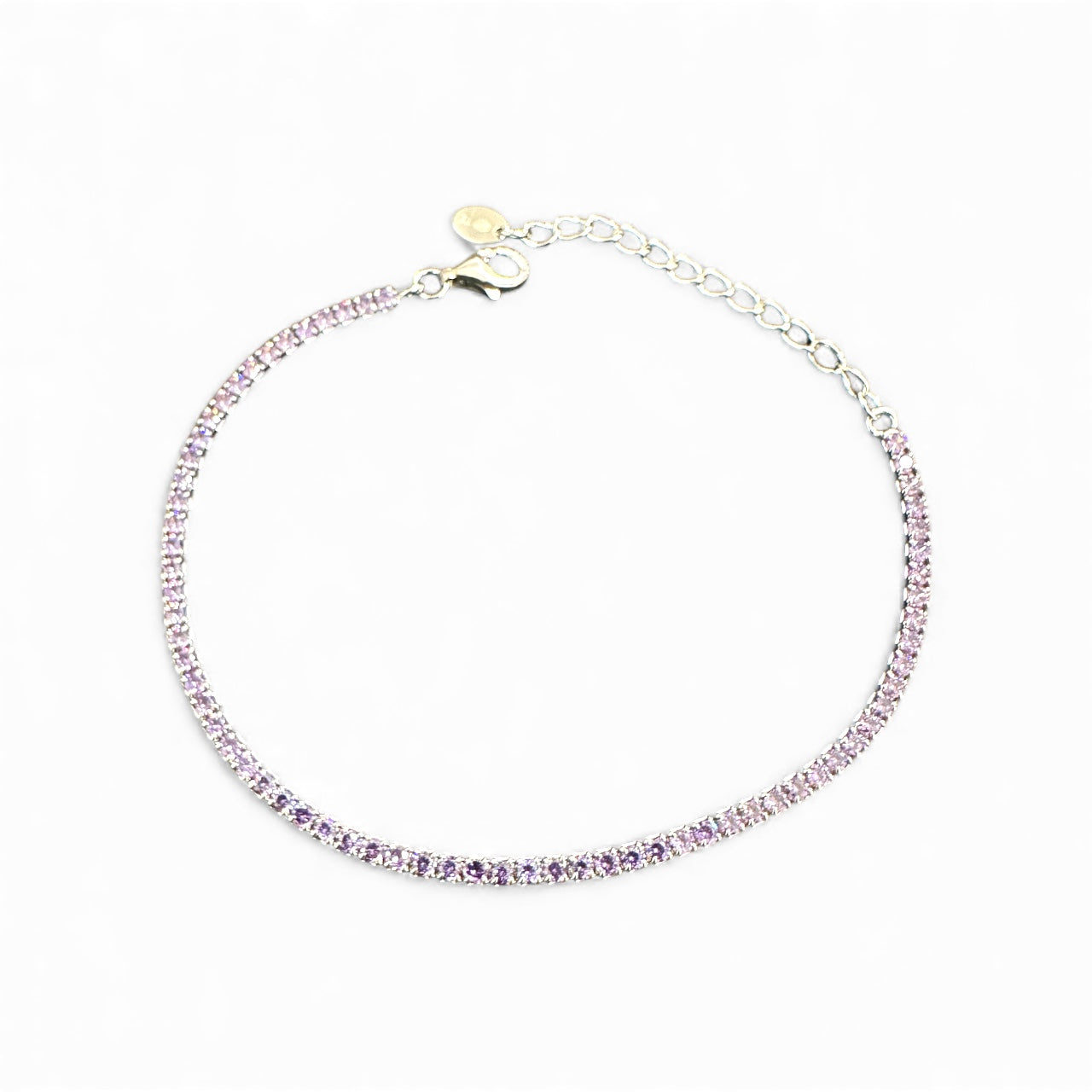 Bracciale Tennis Regolabile in Argento 925 – 2 mm