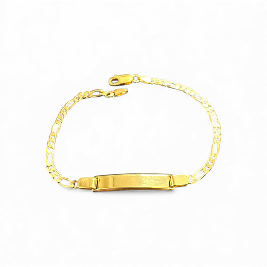 Bracciale con Piastra Classica – Dorato o Argento