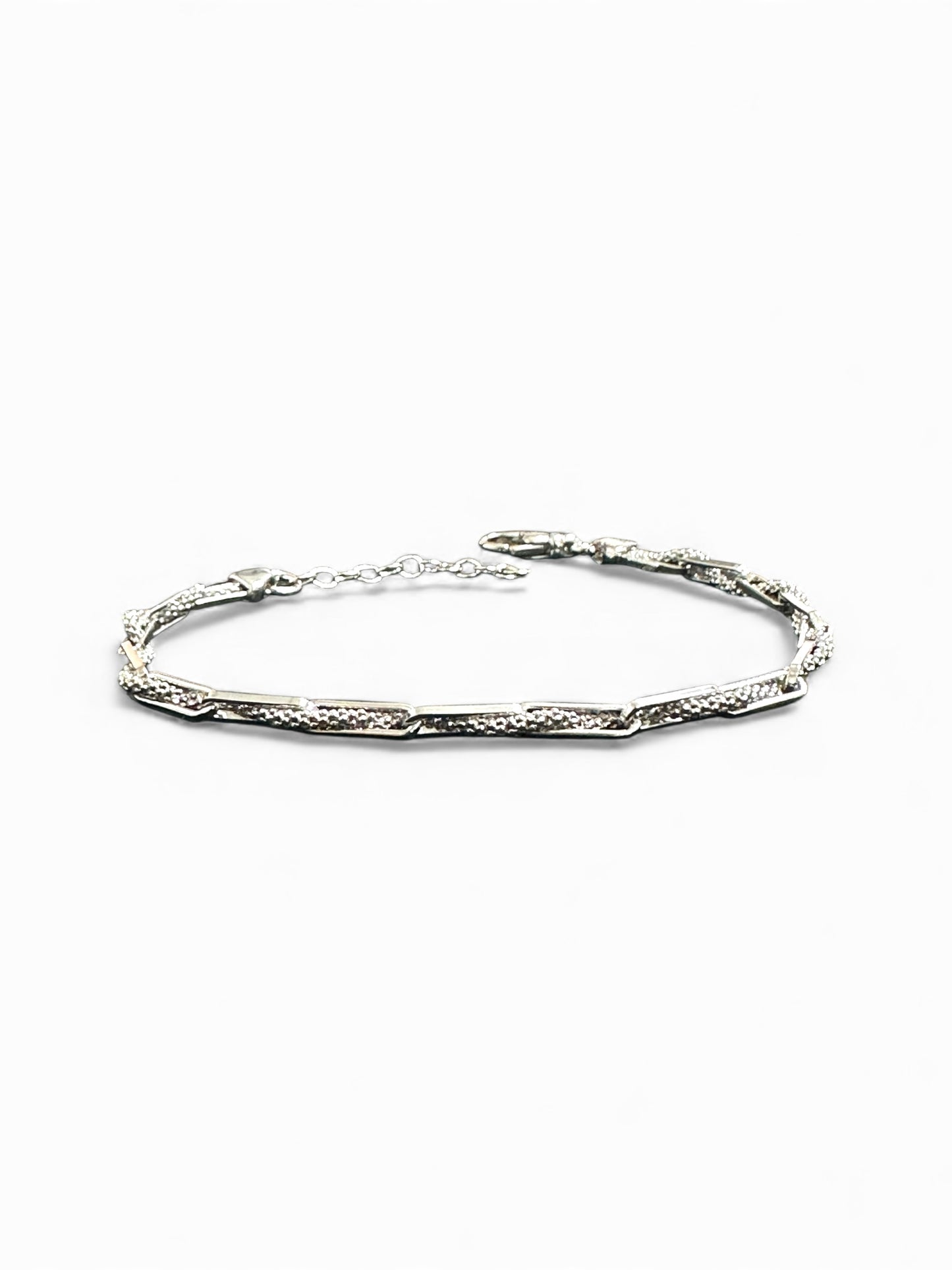 Bracciale in Argento 925 Maglia Intrecciata – Eleganza e Stile Unico