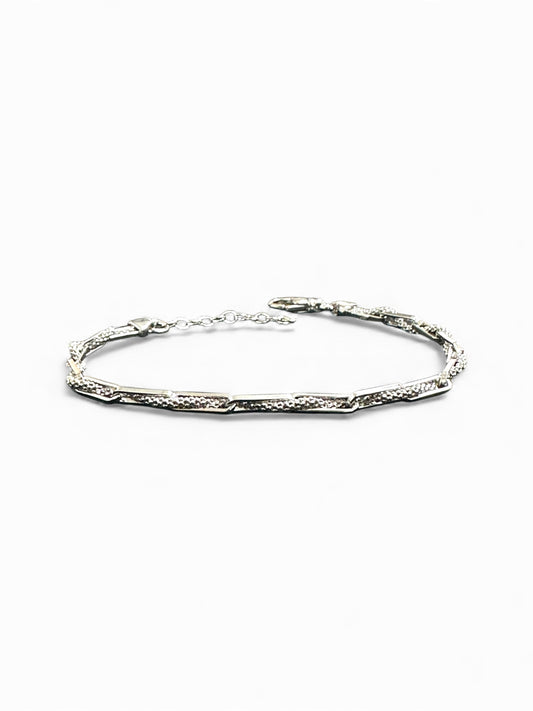 Bracciale in Argento 925 Maglia Intrecciata – Eleganza e Stile Unico