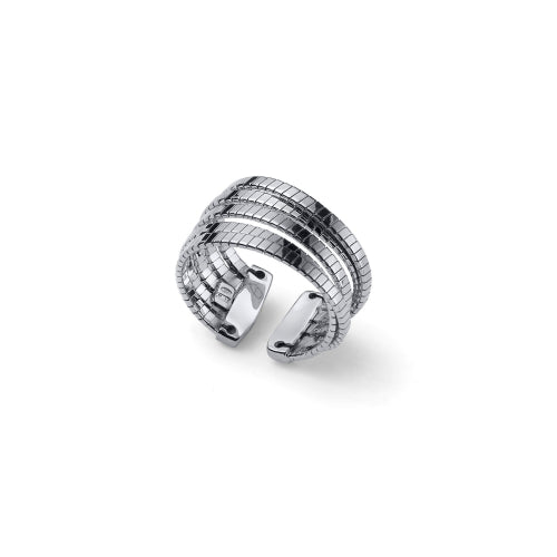 Anello in argento cinque fili Unoaerre Ref. 6677