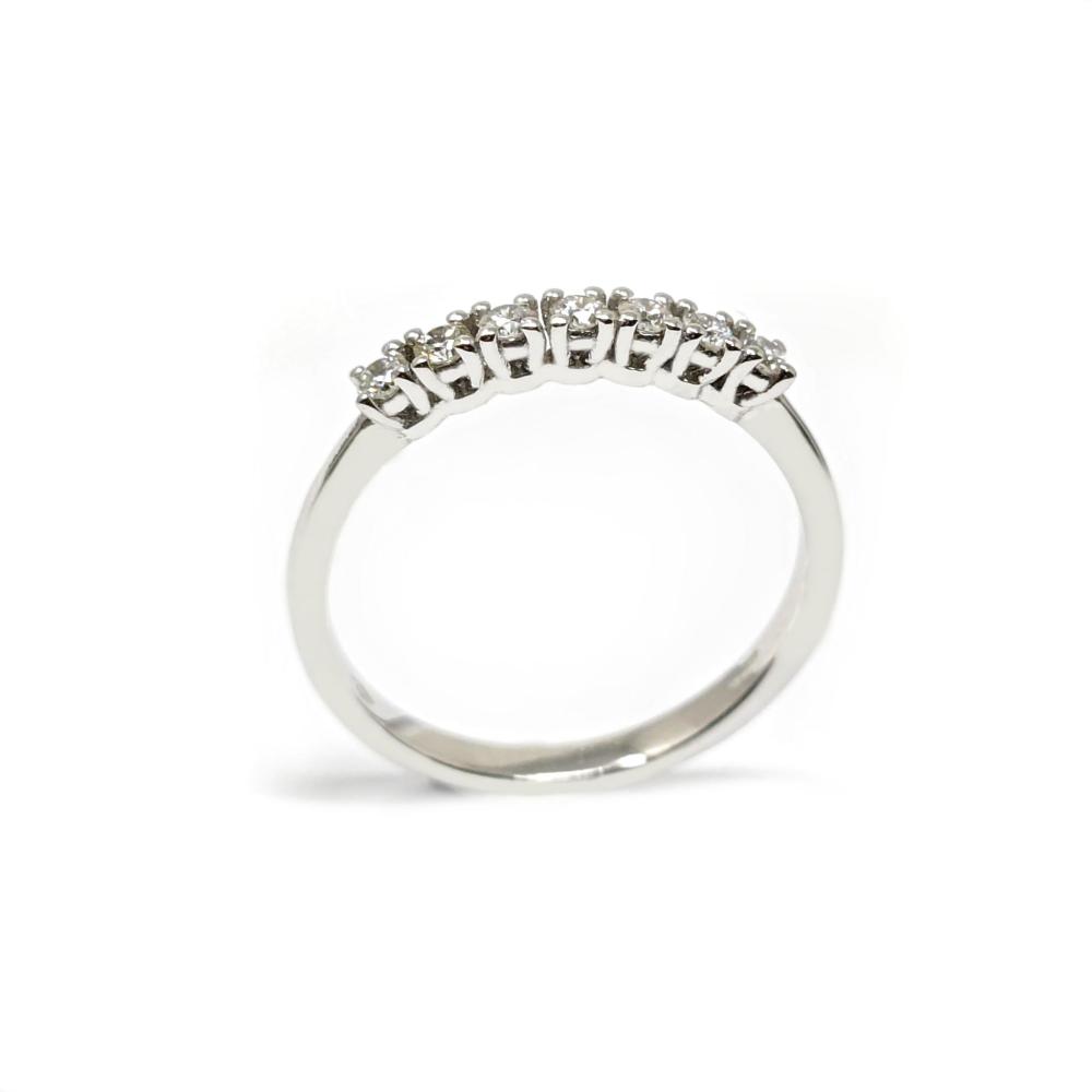 Anello Veretta con Diamanti CT 0.25