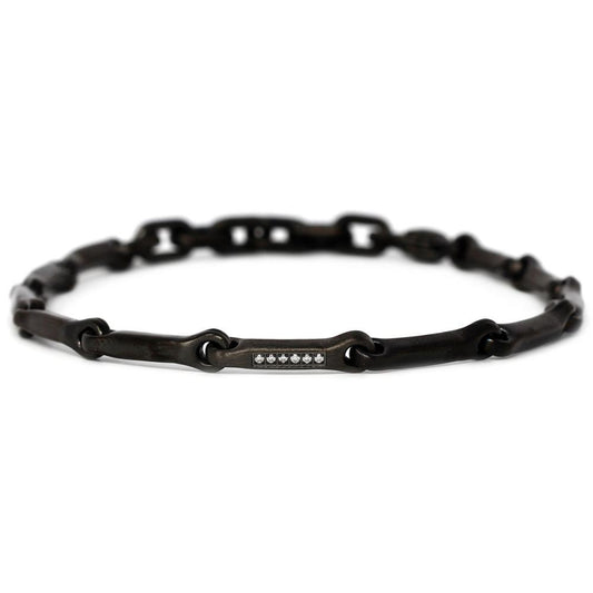 Bracciale Uomo con Diamanti CT 0.06 Bikkembergs