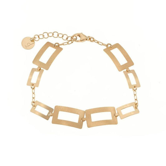 Bracciale Vintage Trendy con catena e rettangoli