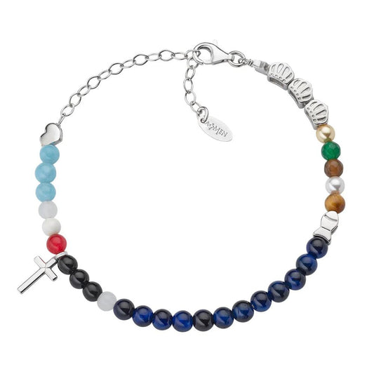 Braciale Vita Christi Pietre Naturali Amen ref.BRVIGEPD4