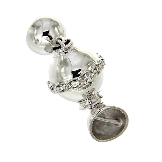 Chiusura in Oro Bianco e Diamanti CT 0.08