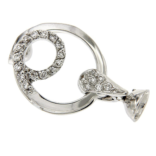 Chiusura per Filo con 22 Diamanti CT 0.22