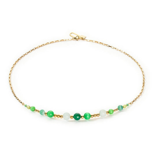 Collana candy spheres verde