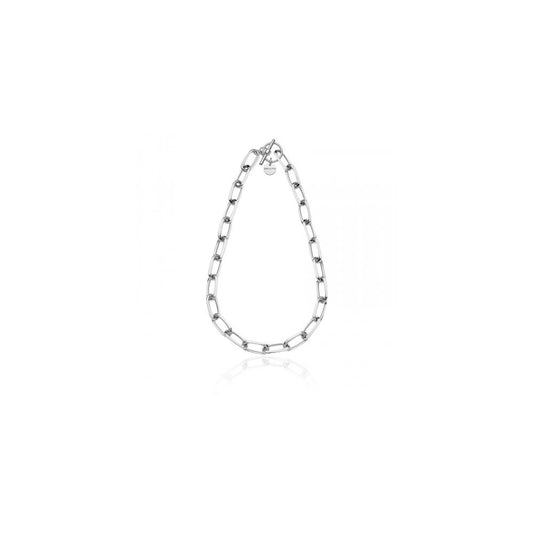 Collana in bronzo argentato catena forzatina Unoaerre ref.2029