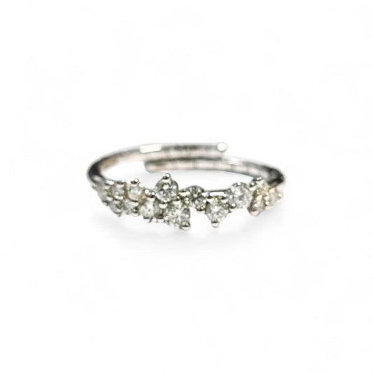 Anello Molla con Diamanti CT 0.42